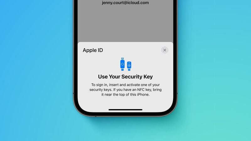 监利苹果手机维修分享iOS 16.3 新增的 Apple ID 的安全密钥有什么功能 